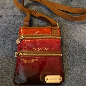 Gwen Stefani L.A.M.B zipper crossbody bag